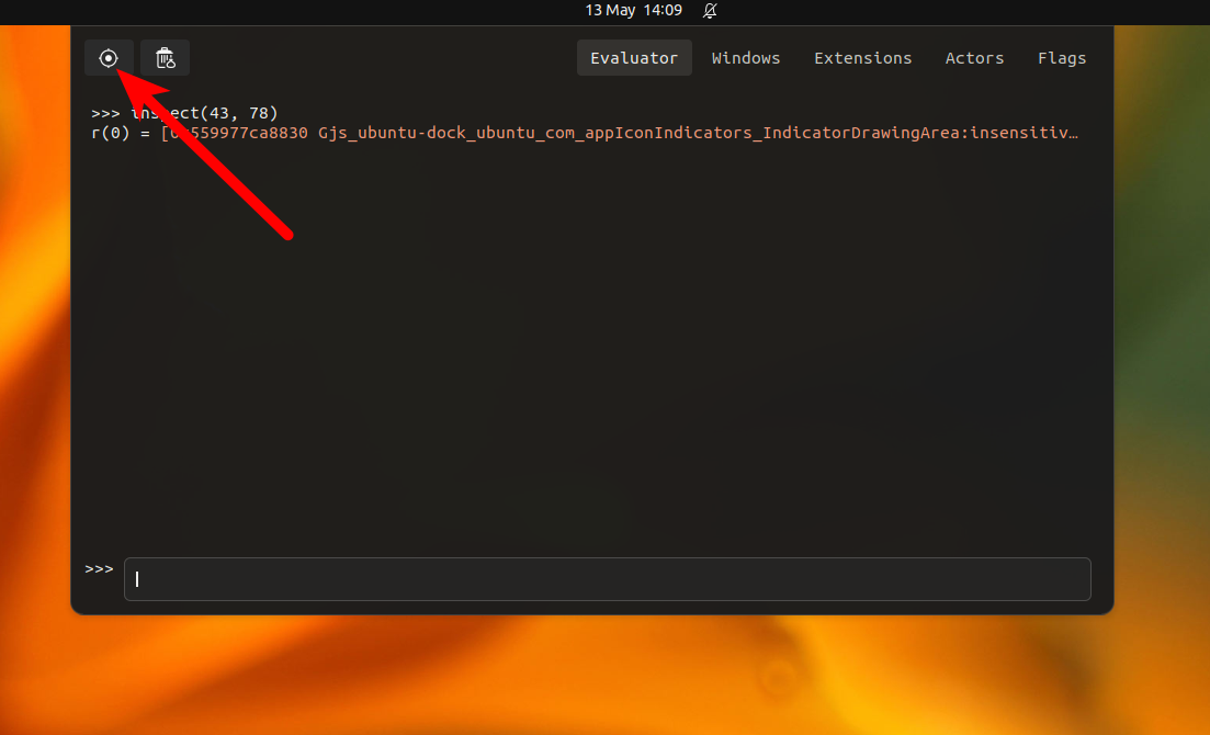 How to open looking glass in gnome losst