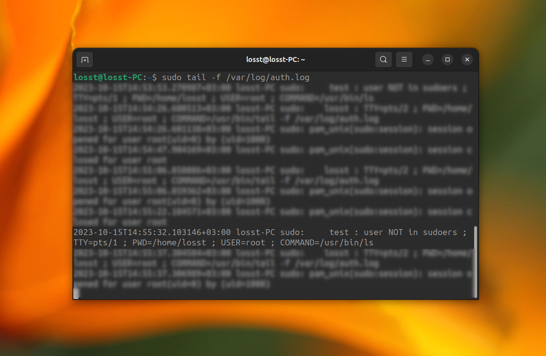 How to fix user is not in the sudoers file in ubuntu losst