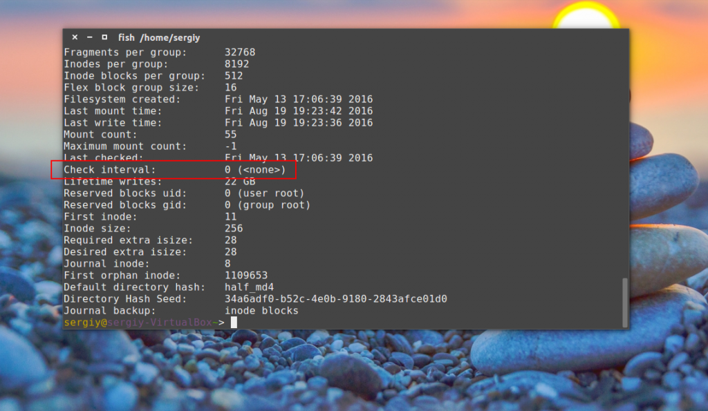 Ошибка /dev/sda2 clean files blocks при загрузке Losst