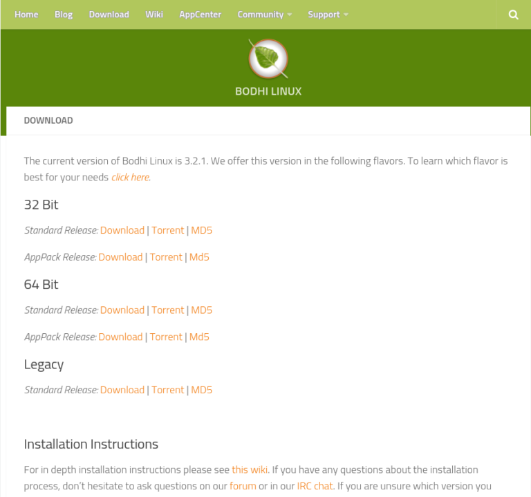 Установка Bodhi Linux - Losst