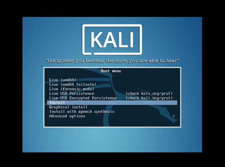 Как установить kali linux как вторую ос