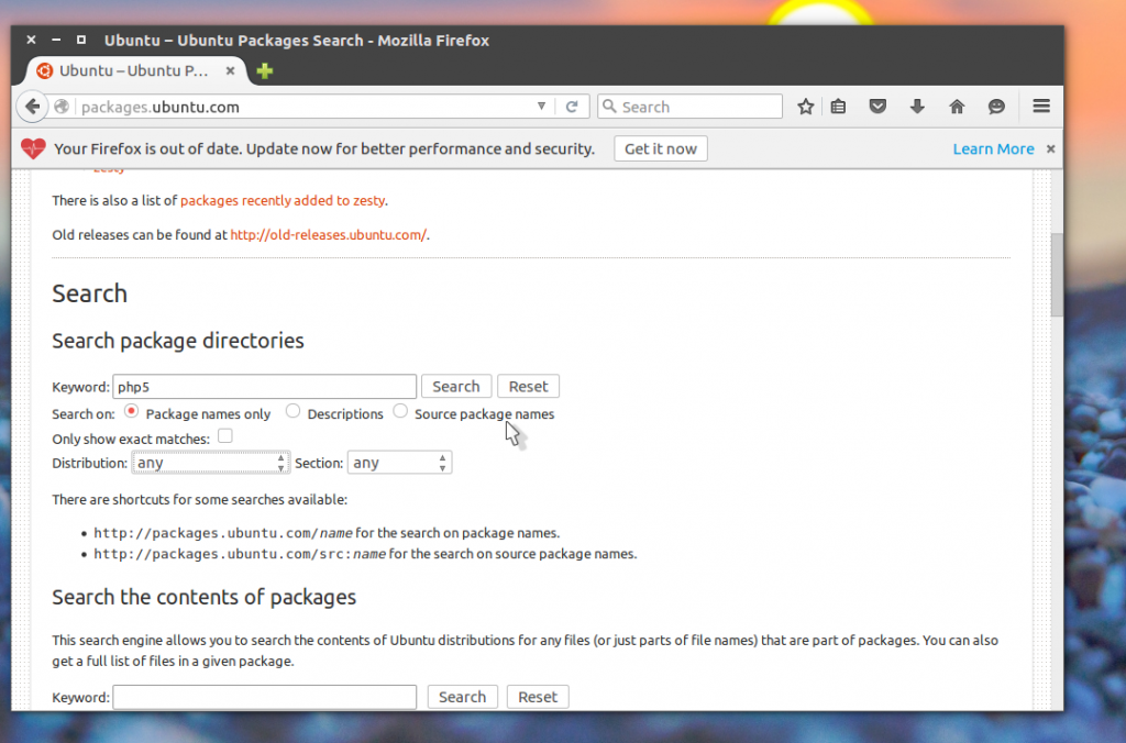 Ошибка package has no installation candidate - Losst