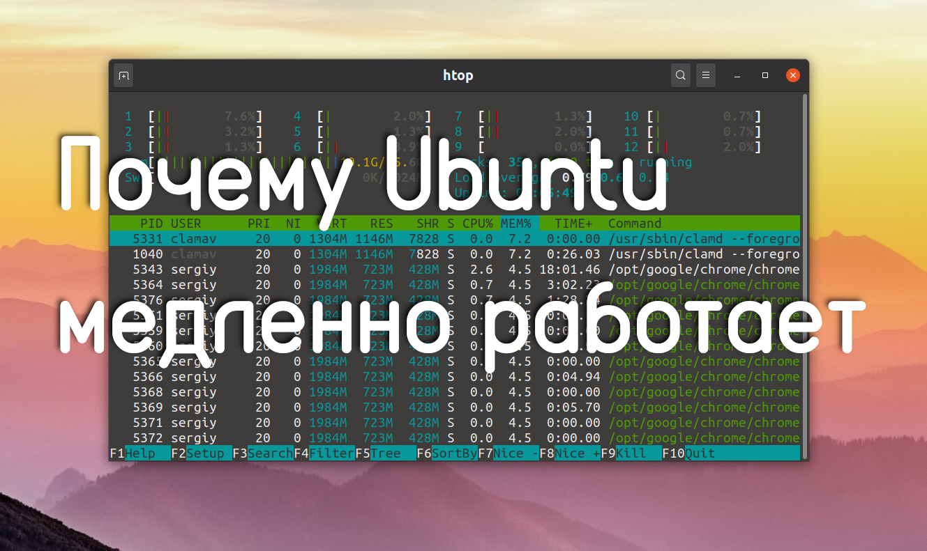 Ubuntu медленно копирует на флешку