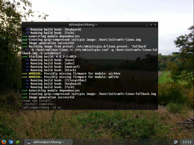 Как установить archbang linux