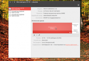 Просмотр дисков в linux