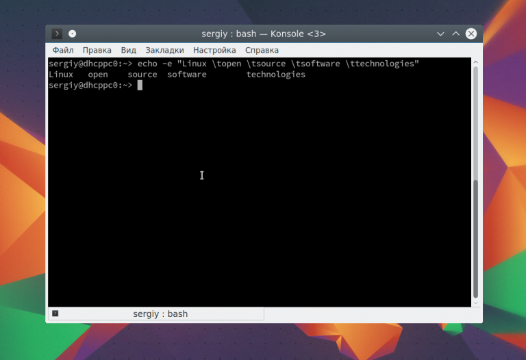 echo-linux-losst