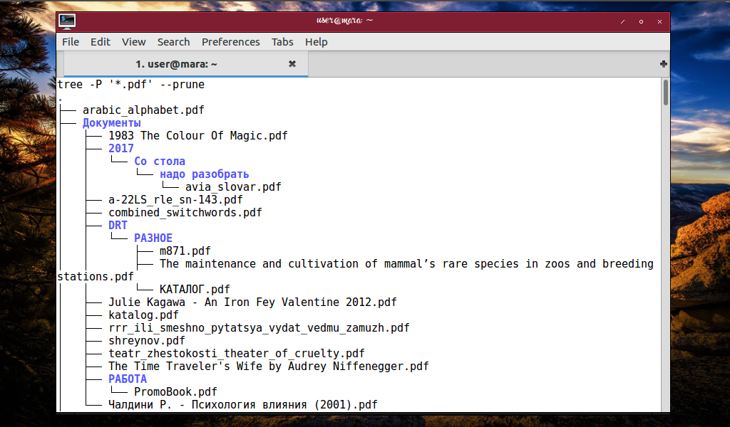 Команда tree. Дерево команда в линуксе. Пример команды Tree. Tree в Bash.