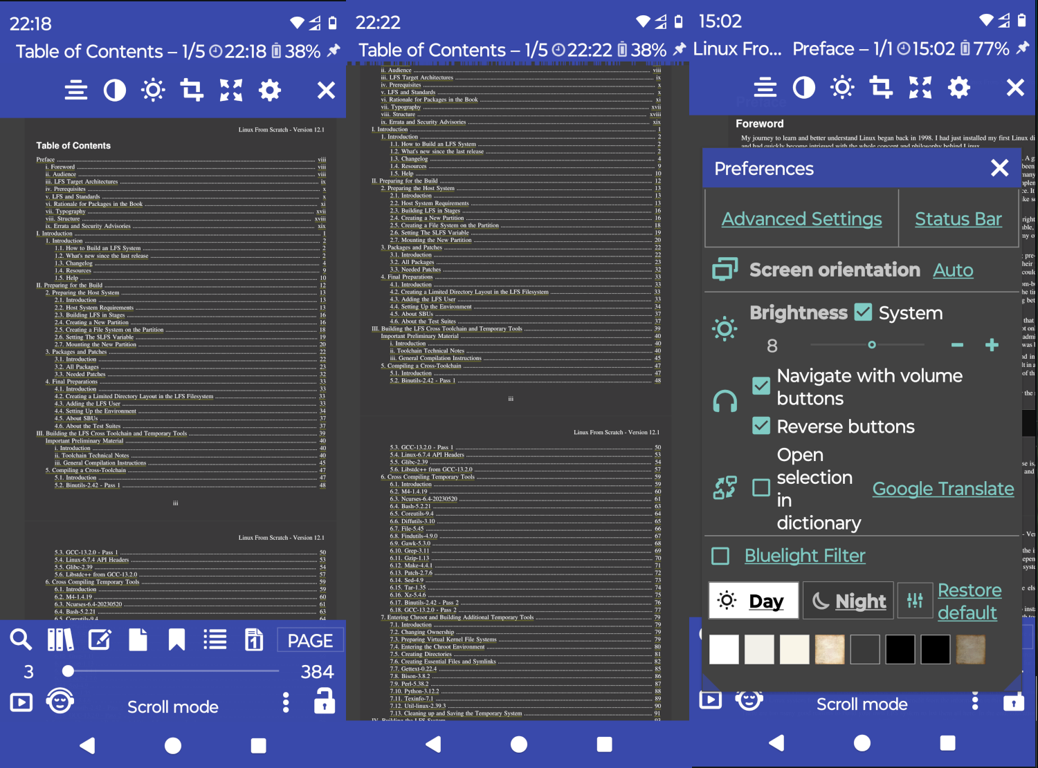 Librera Reader Customization Лучшие бесплатные приложения для Android в 2025 - Losst